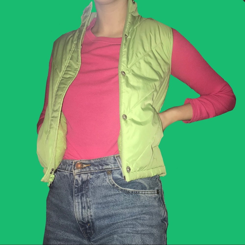 Y2K Green Vest
